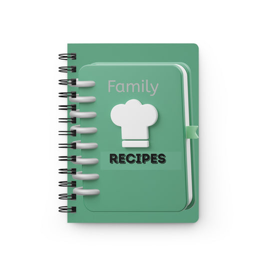 Family Recipe Spiral Bound Journal - Perfect Gift for Food Lovers & Home Cooks